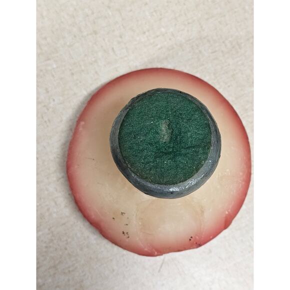 Vintage 70s Groovy Mushroom Wax Candle Decor 5” Tall Mushie Collector - Picture 4 of 7